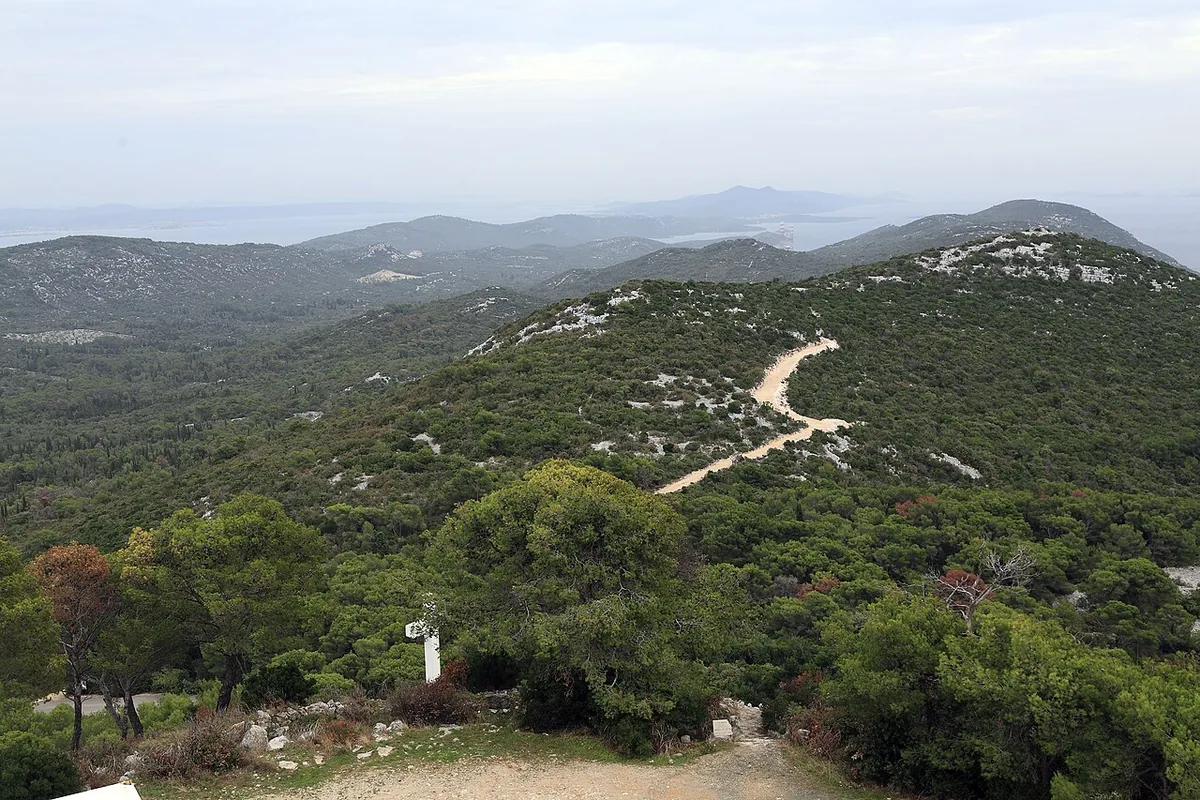 Blick über die Inseln Ugljan und Pašman in Norddalmatien